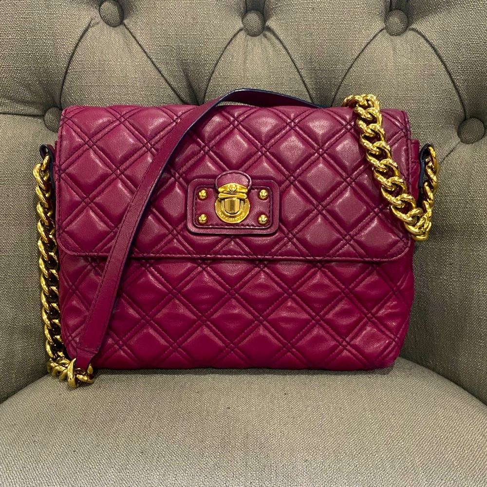 Marc Jacobs Quilted Leather Flap Bag
